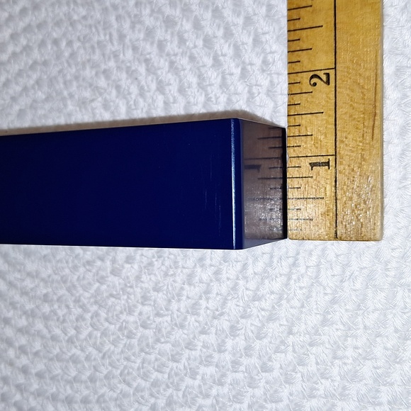 👙 "Dive Deeper" motivational desk placard sign. Clear acrylic with navy blue. - Picture 11 of 13